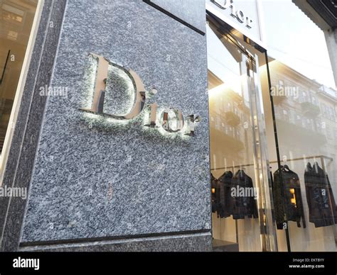 Dior store, Via Montenapoleone, fashion district, Milan  